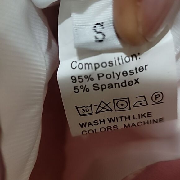 Stylish Pink Multicolored Marble Print LongSleeve Blazer Fully Lined Sz Small - Picture 6 of 6